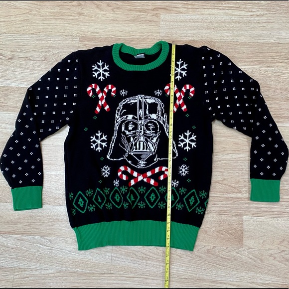 Star Wars Darth Vader Adult Christmas Holiday X-Mas Sweater Men’s Size Large - Picture 7 of 10